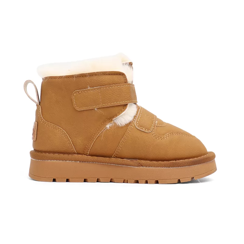Nuevos lanzamientos Botas de invierno para niños Moda Antideslizante Botas de nieve para niños y niñas Botas elegantes para exteriores cálidas para niños Botas casuales