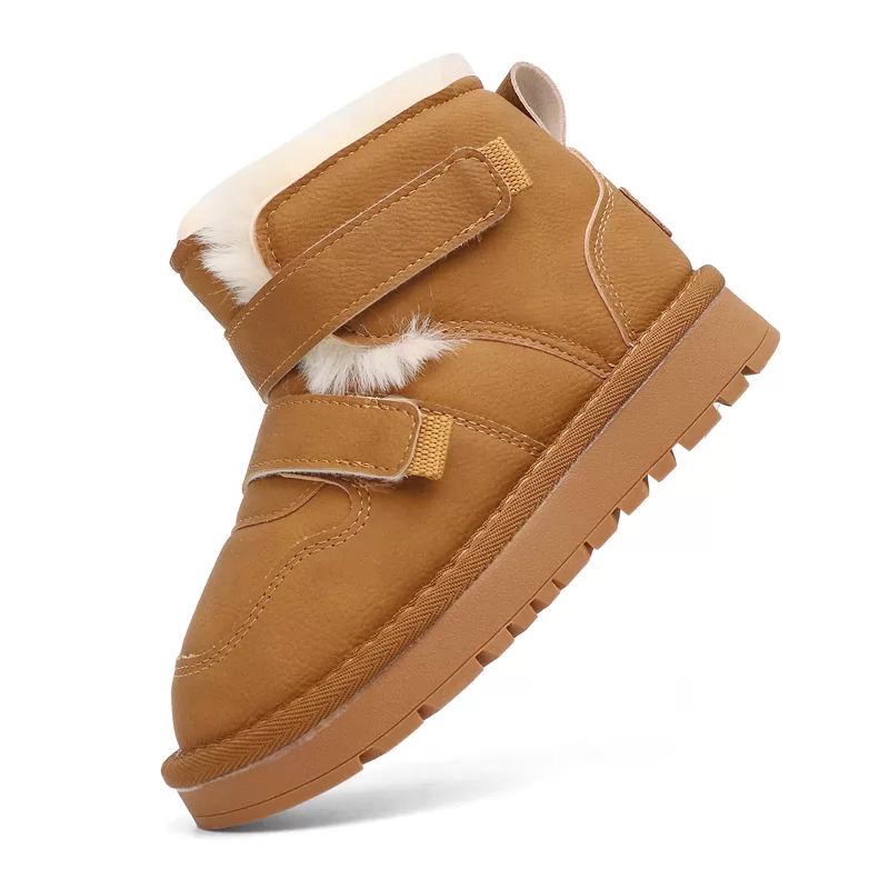 Nuevos lanzamientos Botas de invierno para niños Moda Antideslizante Botas de nieve para niños y niñas Botas elegantes para exteriores cálidas para niños Botas casuales