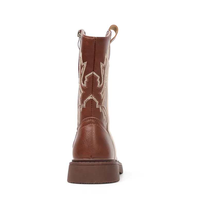 Nuevas botas Chukka Knight informales de cuero antideslizantes personalizadas para niños, botas informales transpirables para exteriores para niños