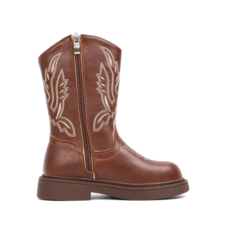 Nuevas botas Chukka Knight informales de cuero antideslizantes personalizadas para niños, botas informales transpirables para exteriores para niños
