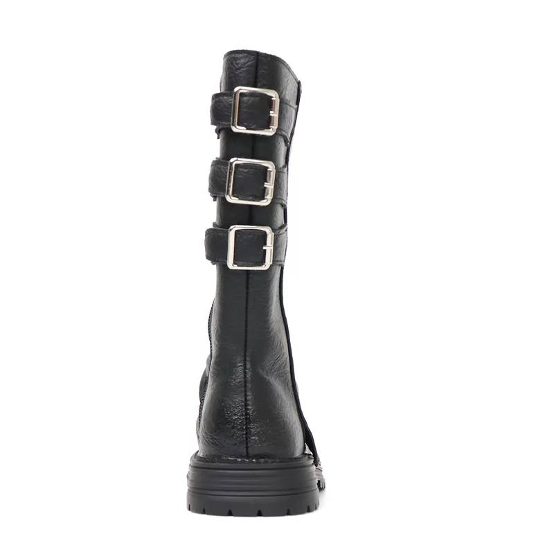 Nuevas botas Chukka de cuero informales personalizadas para niños con estilo, botas informales transpirables de caballero para exteriores