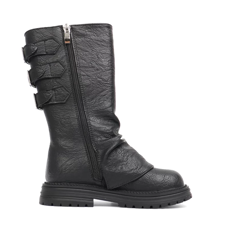 Nuevas botas Chukka de cuero informales personalizadas para niños con estilo, botas informales transpirables de caballero para exteriores